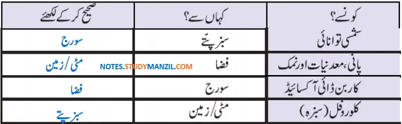 Notes For Class 5 EVS Jandaro Ki Dunia | پنجم جماعت ماحولیاتی مطالعہ نوٹس سبق جانداروں کی دنیا 11 - Study Manzil Notes Notes For Class 5 EVS Jandaro Ki Dunia | پنجم جماعت ماحولیاتی مطالعہ نوٹس سبق جانداروں کی دنیا
