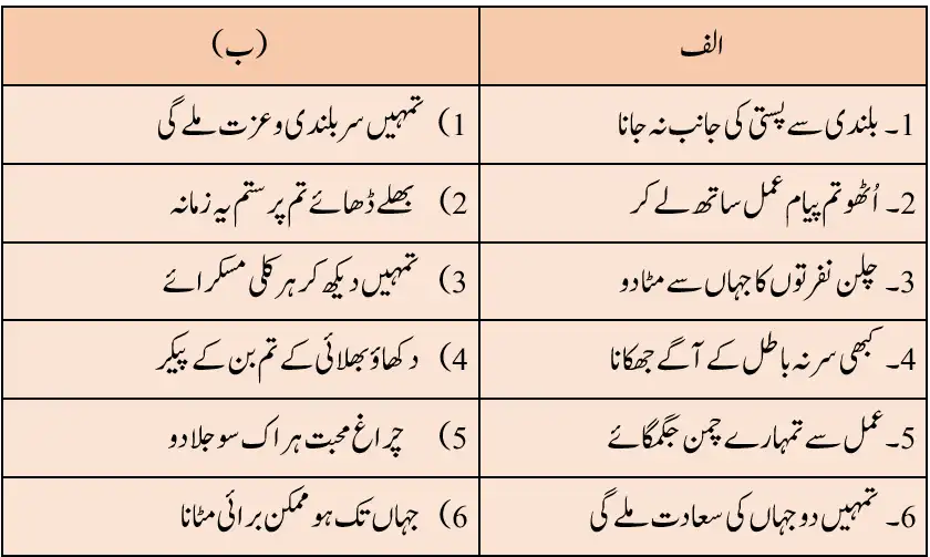 Notes For Class 6 Urdu Lesson Pyare Bacho | ششم جماعت اُردو نوٹس سبق پیارے بچّو