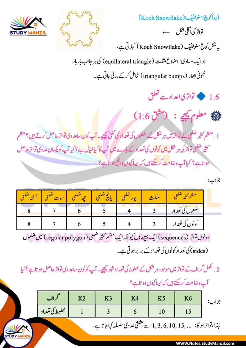 NCERT Solutions For Class 6 Maths Chapter-1 Riyazi Me Pattern| ششم جماعت ریاضی نوٹس سبق ریاضی میں پیٹرن 22 - Study Manzil Notes Notes For Class 6 Maths Chapter-1 Riyazi Me Pattern | ششم جماعت ریاضی نوٹس سبق ریاضی میں پیٹرن | www.notes.studymanzil.com