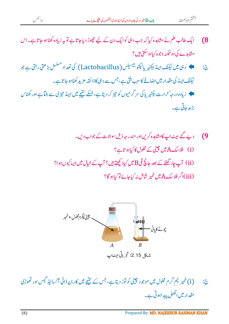 Notes For Class 8 Science Chapter-2 Gair Marai Jandaro ki Dunia | ہشتم جماعت سائنس نوٹس سبق غیر مرئی جان داروں کی دُنیا 8 - Study Manzil Notes Notes For Class 8 Science Chapter-2 Gair Marai Jandaro ki Dunia | ہشتم جماعت سائنس نوٹس سبق غیر مرئی جان داروں کی دُنیا | www.notes.studymanzil.com
