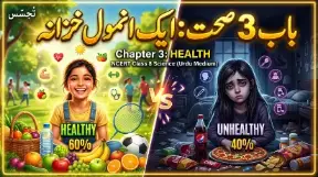 8TH CLASS SCIENCE NOTES - NCERT, KSEEB (URDU MEDIUM) - TAJASSUS - 2026 new syllabus 5 - Study Manzil Notes 8th science chapter 3 sehat ek anmol khazana - Study Manzil Notes