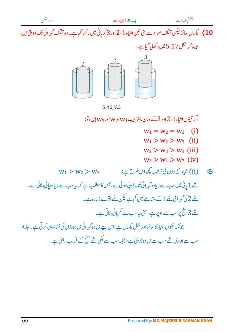 Notes For Class 8 Science Chapter-5 Quvaton ka mutalia | ہشتم جماعت سائنس نوٹس سبق قوتوں کا مطالعہ 8 - Study Manzil Notes Notes For Class 8 Science Chapter-1 Science | ہشتم جماعت سائنس نوٹس سبق قوتوں کا مطالعہ| www.notes.studymanzil.com